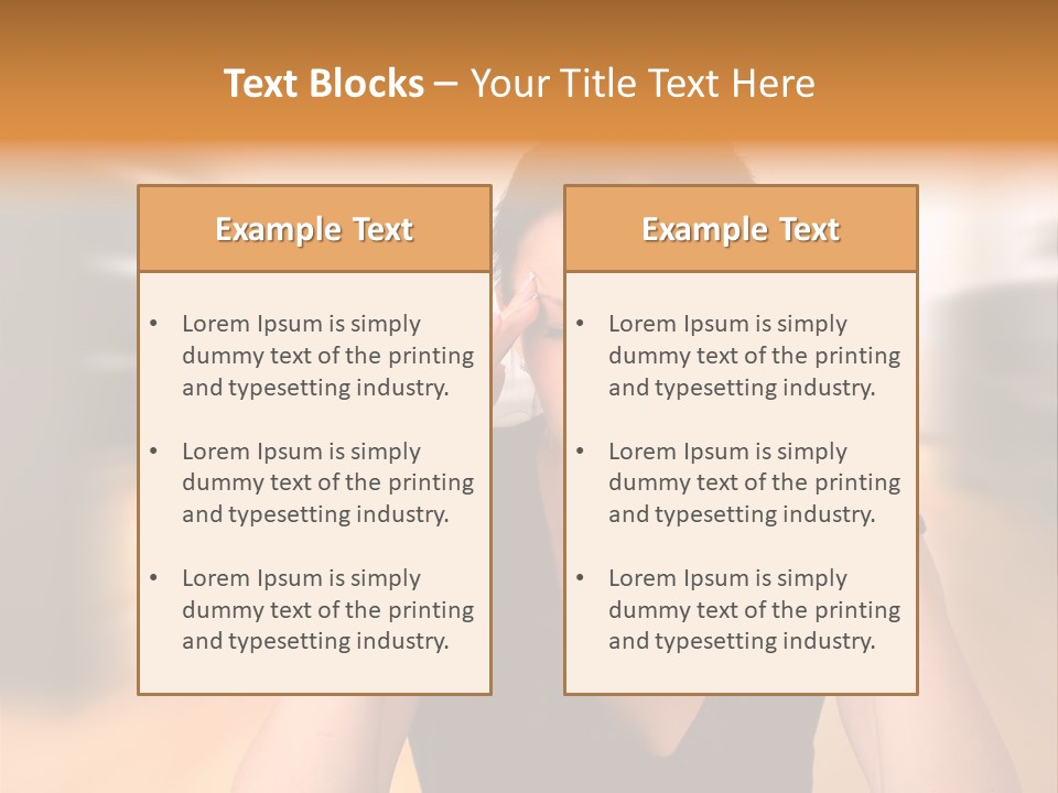 Concept Business Female PowerPoint Template