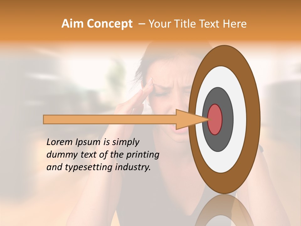 Concept Business Female PowerPoint Template