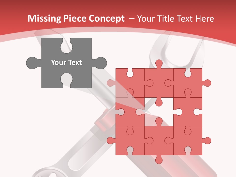 Adjust Wrench Industry PowerPoint Template