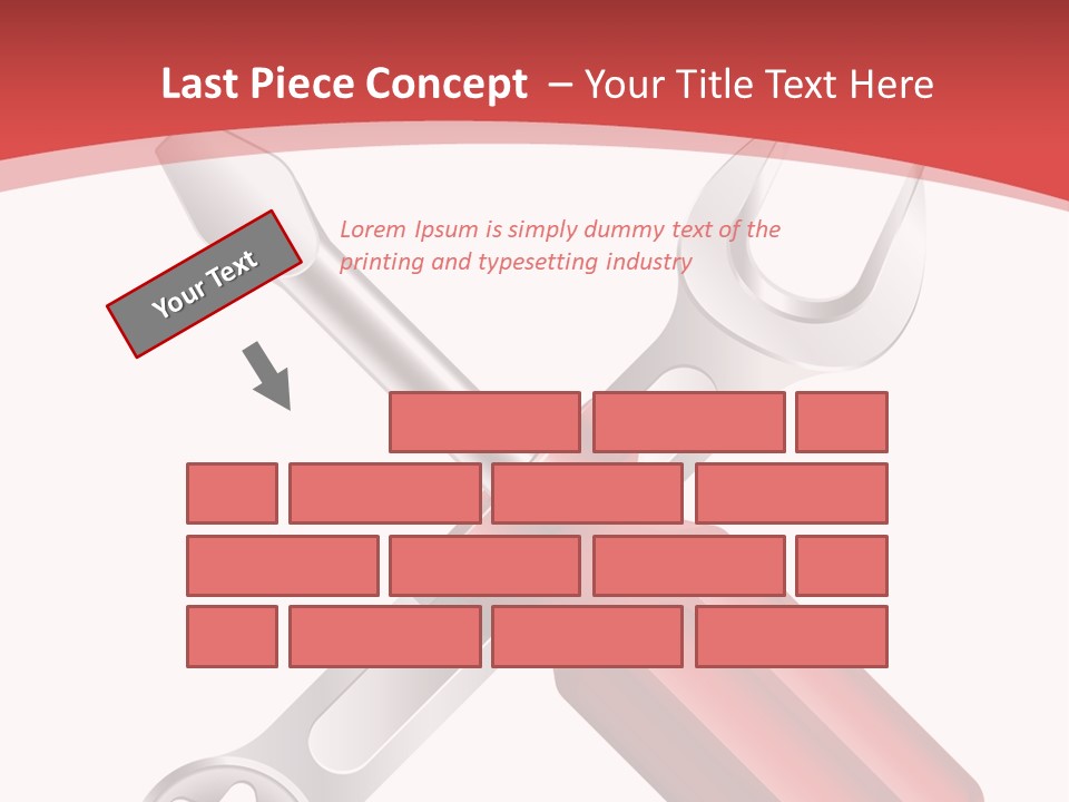Adjust Wrench Industry PowerPoint Template