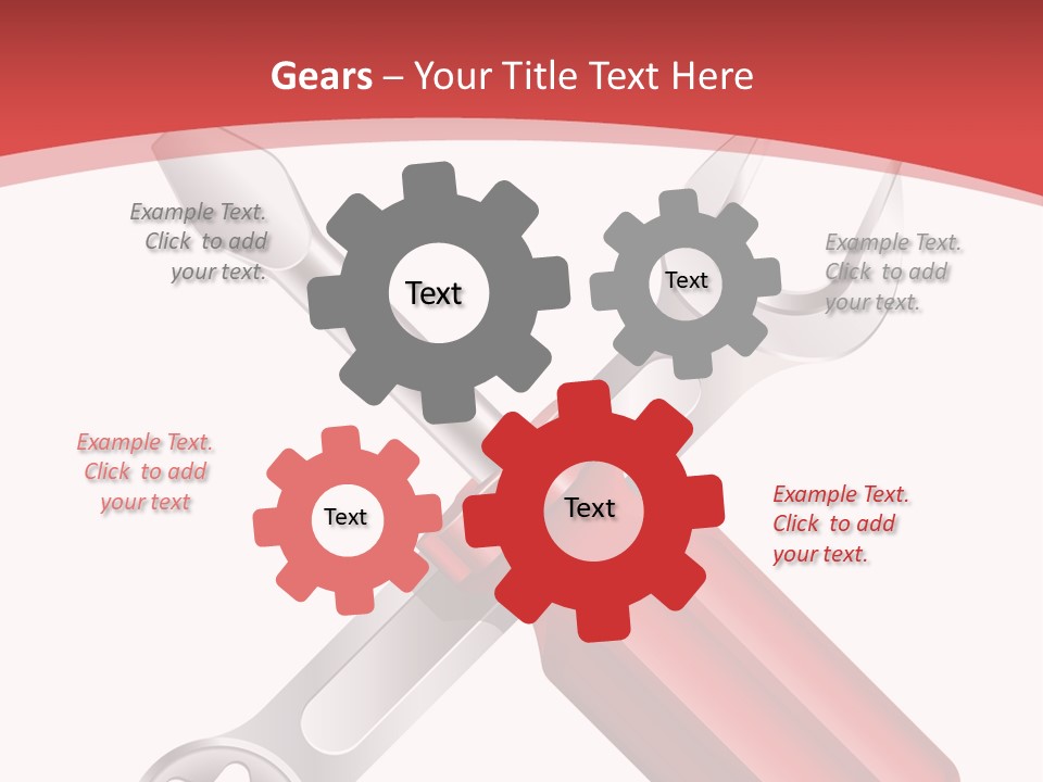 Adjust Wrench Industry PowerPoint Template