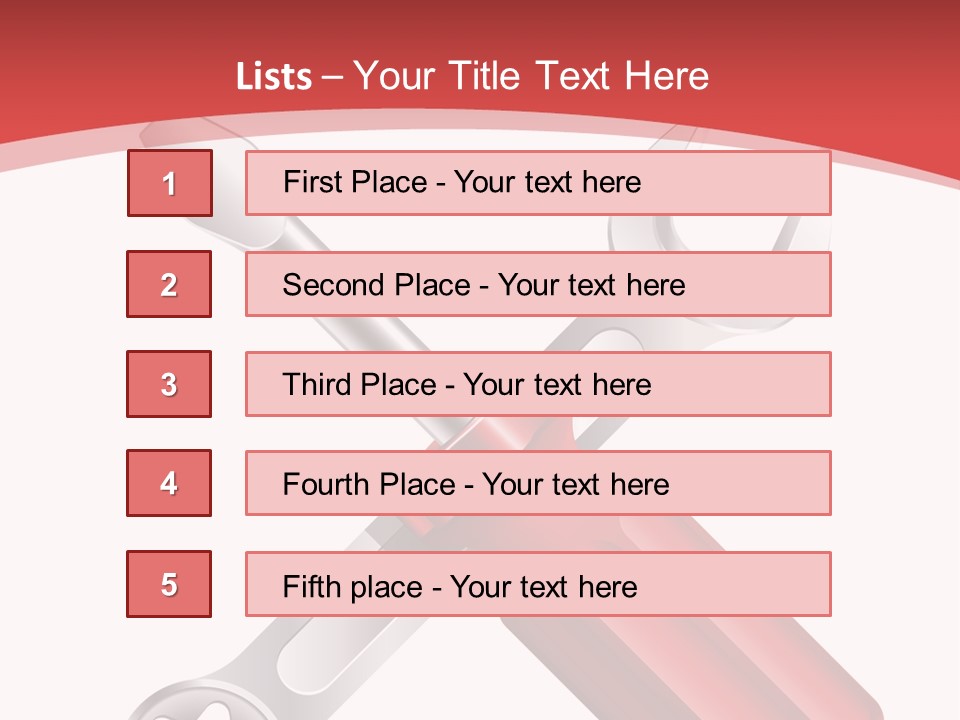 Adjust Wrench Industry PowerPoint Template