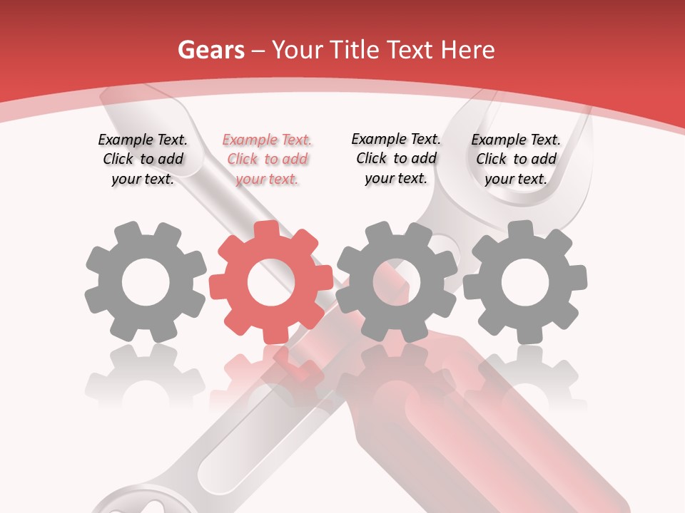 Adjust Wrench Industry PowerPoint Template