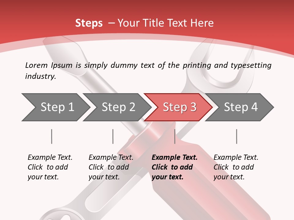 Adjust Wrench Industry PowerPoint Template