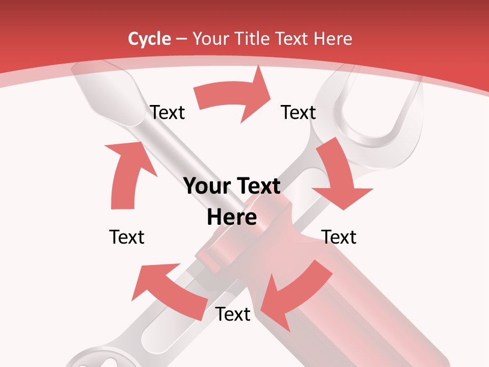 Adjust Wrench Industry PowerPoint Template