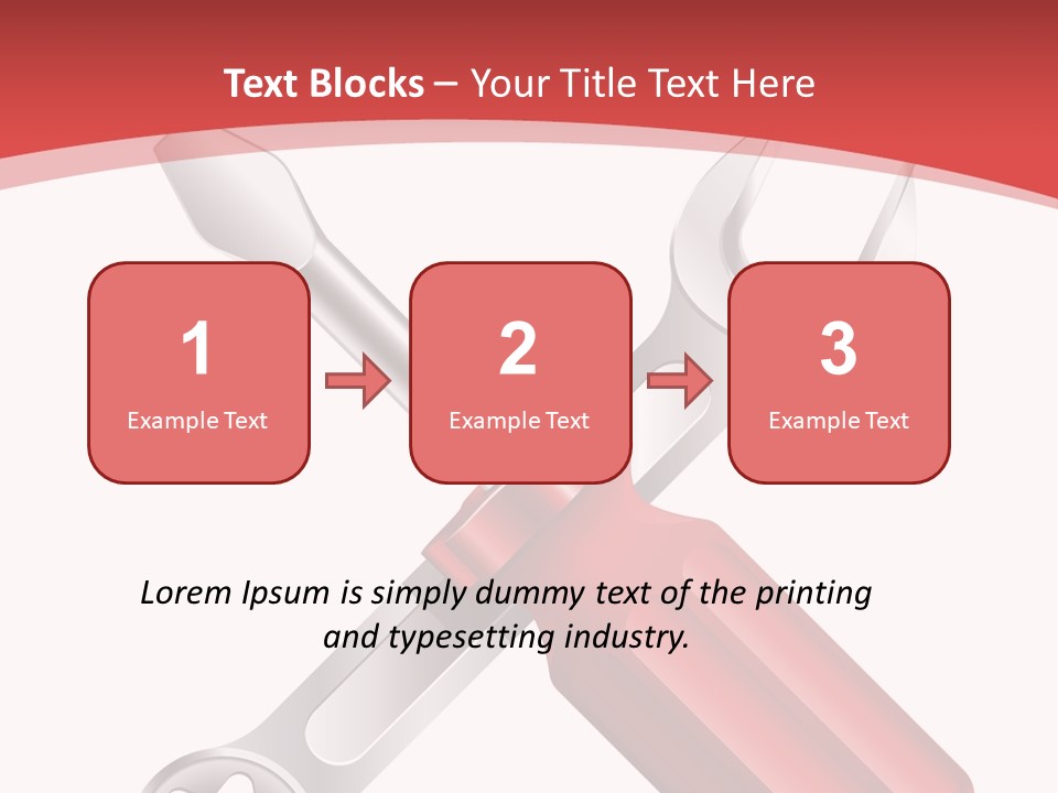 Adjust Wrench Industry PowerPoint Template