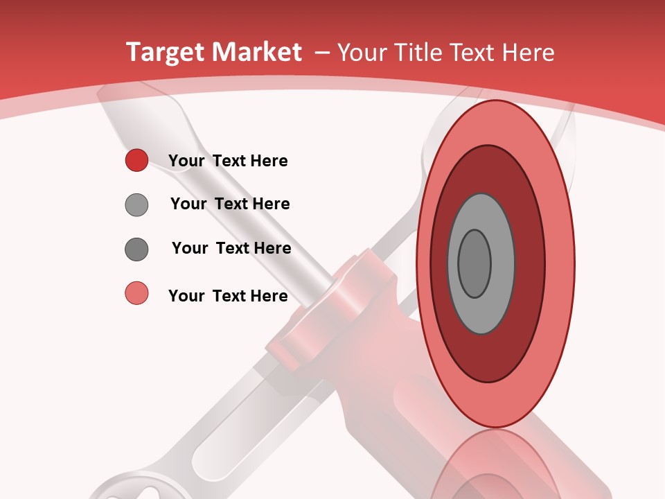 Adjust Wrench Industry PowerPoint Template