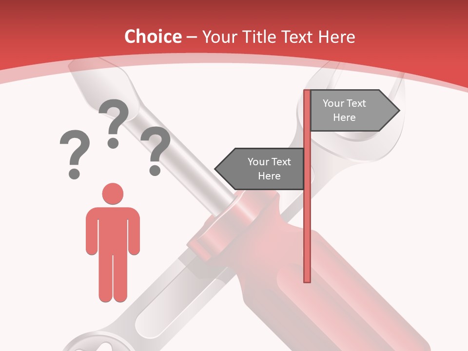 Adjust Wrench Industry PowerPoint Template