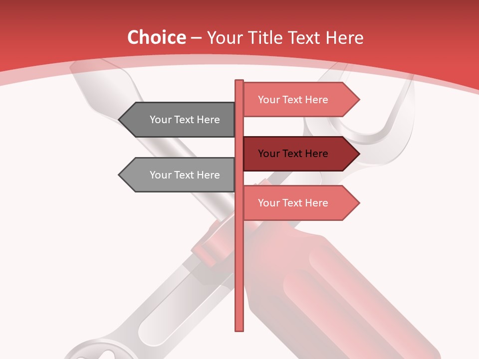 Adjust Wrench Industry PowerPoint Template