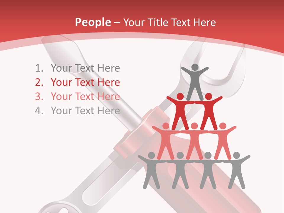 Adjust Wrench Industry PowerPoint Template