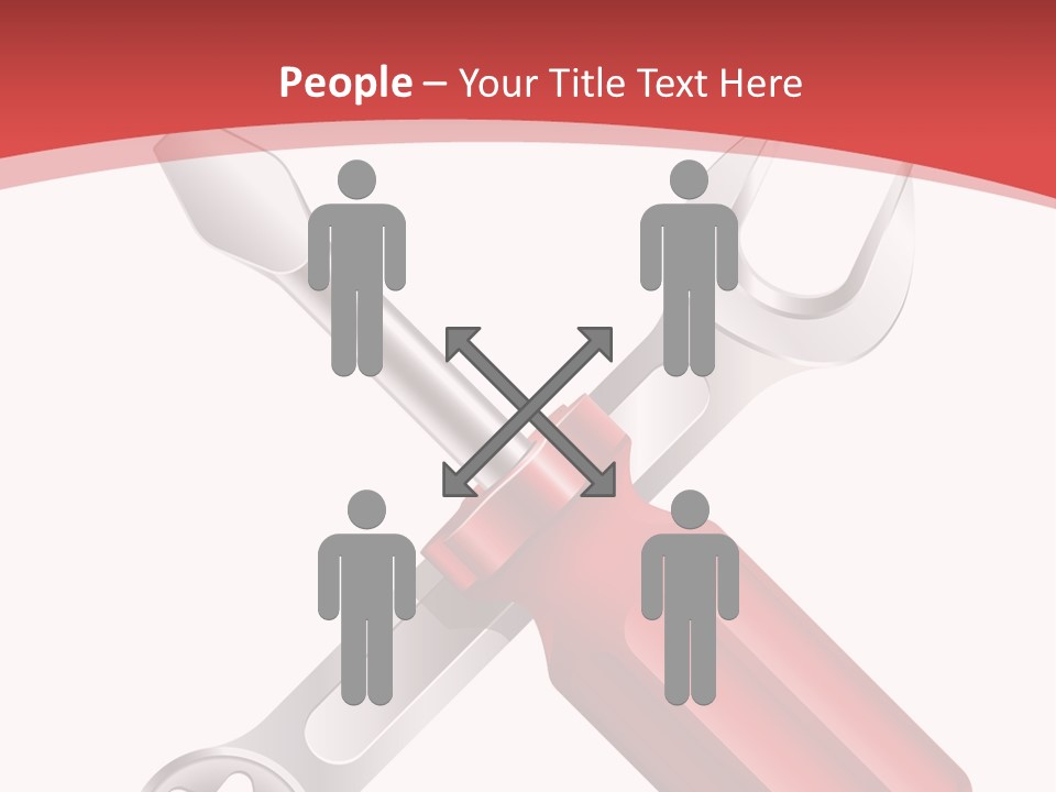 Adjust Wrench Industry PowerPoint Template