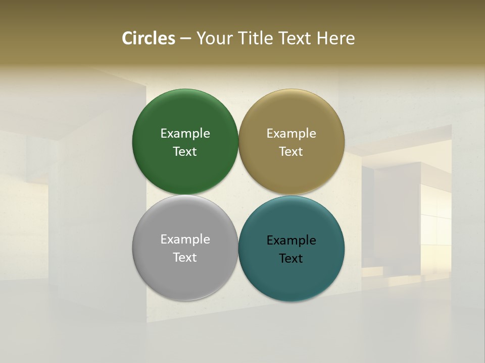 Minimalism Domestic Kitchen PowerPoint Template