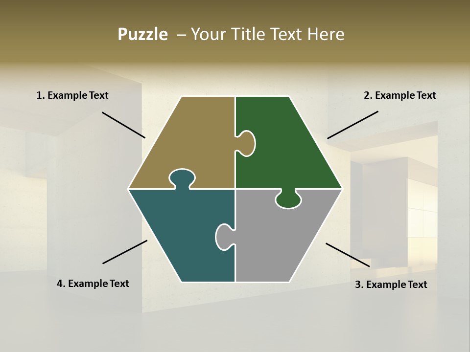 Minimalism Domestic Kitchen PowerPoint Template