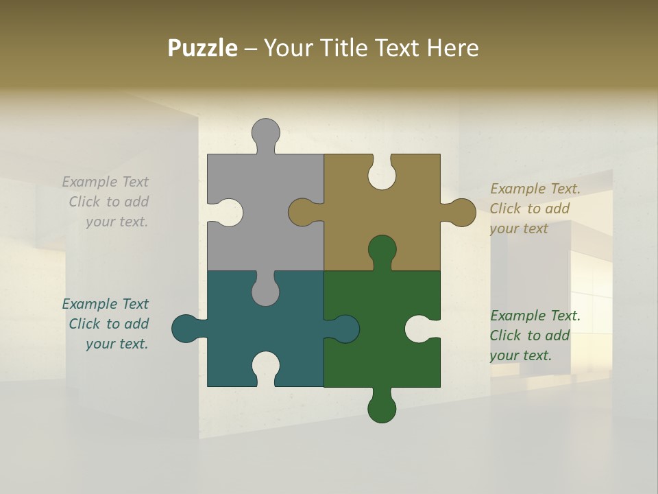 Minimalism Domestic Kitchen PowerPoint Template