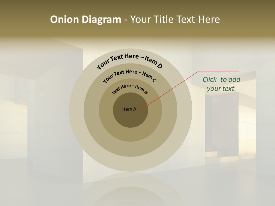 Minimalism Domestic Kitchen PowerPoint Template