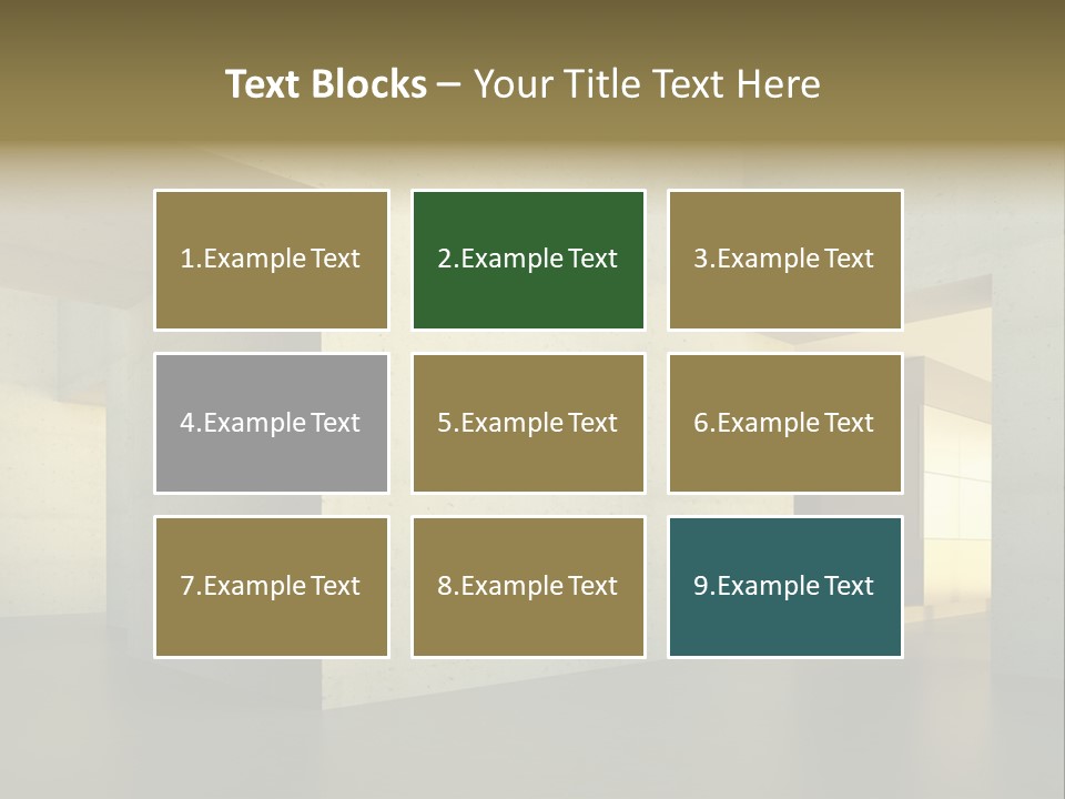 Minimalism Domestic Kitchen PowerPoint Template