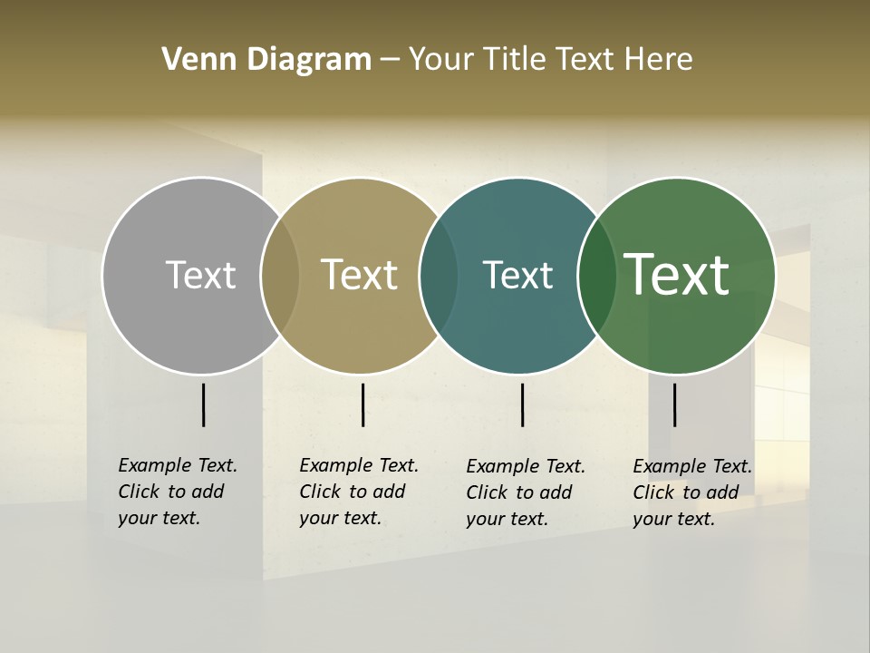 Minimalism Domestic Kitchen PowerPoint Template