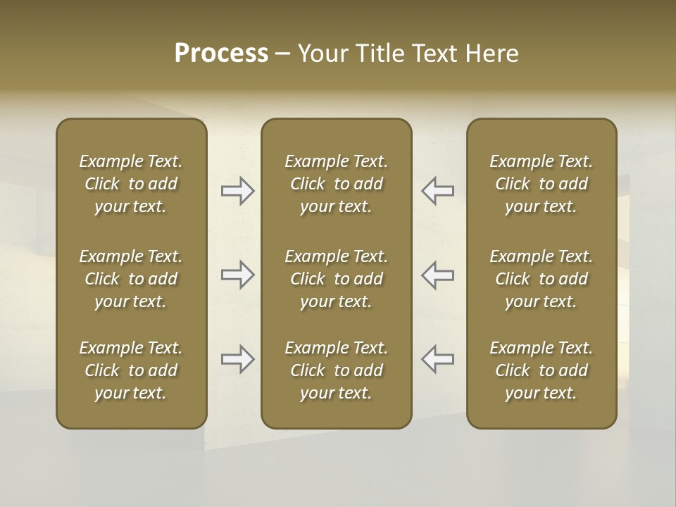 Minimalism Domestic Kitchen PowerPoint Template