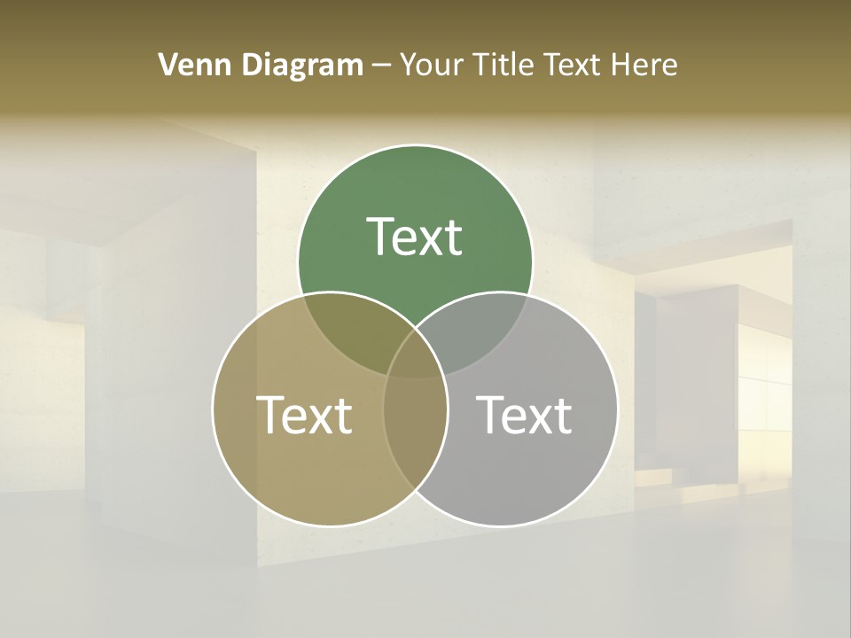 Minimalism Domestic Kitchen PowerPoint Template