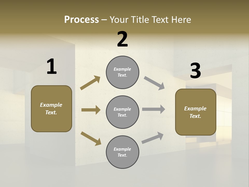 Minimalism Domestic Kitchen PowerPoint Template