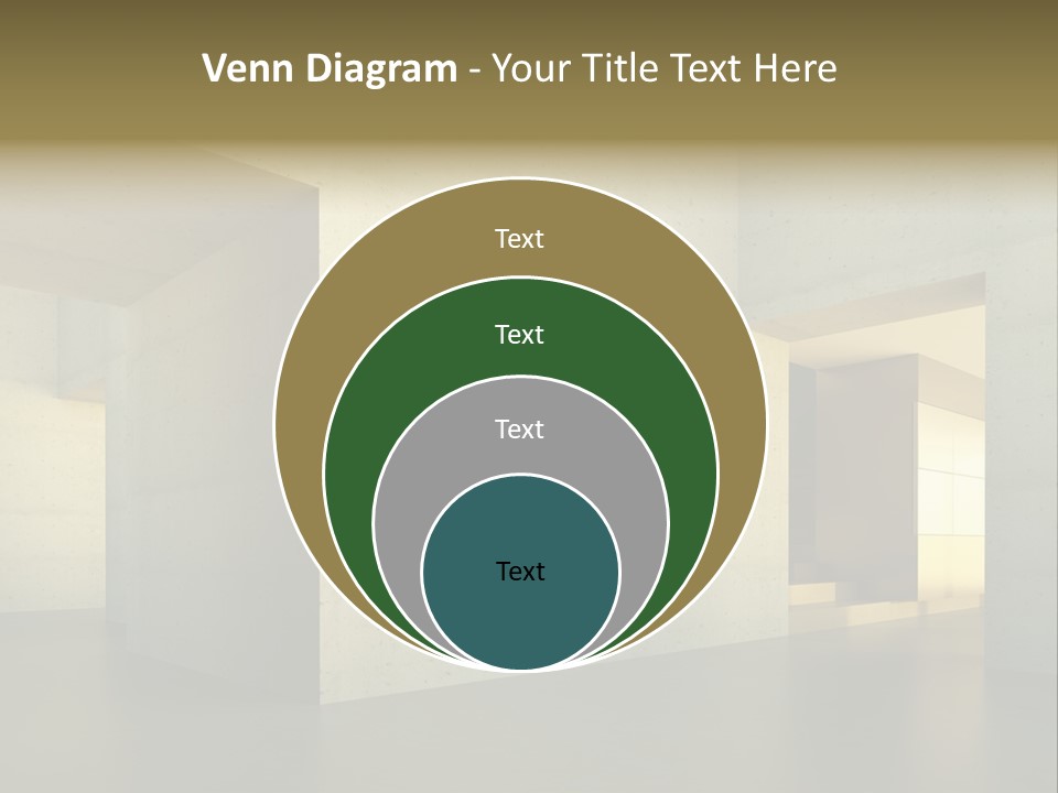 Minimalism Domestic Kitchen PowerPoint Template