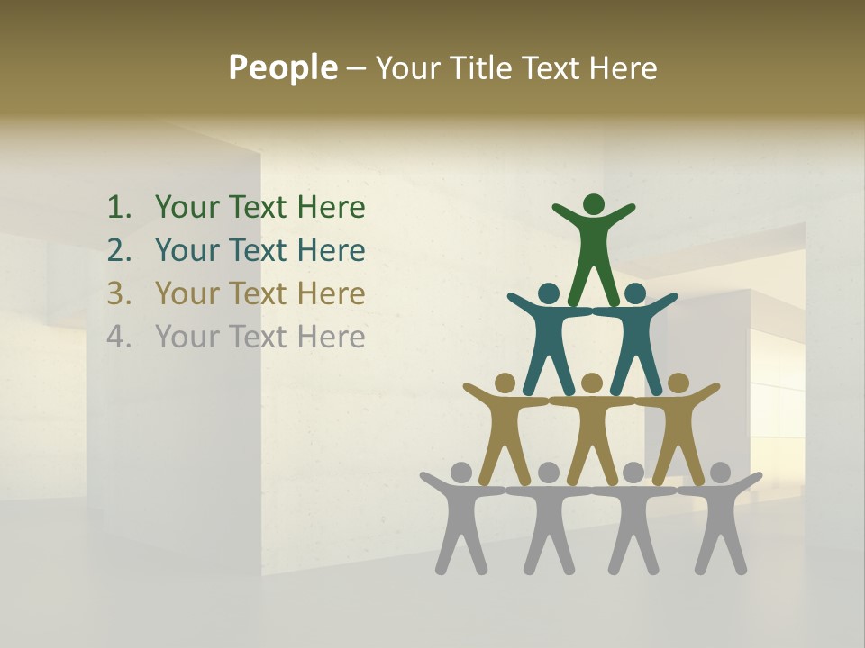 Minimalism Domestic Kitchen PowerPoint Template