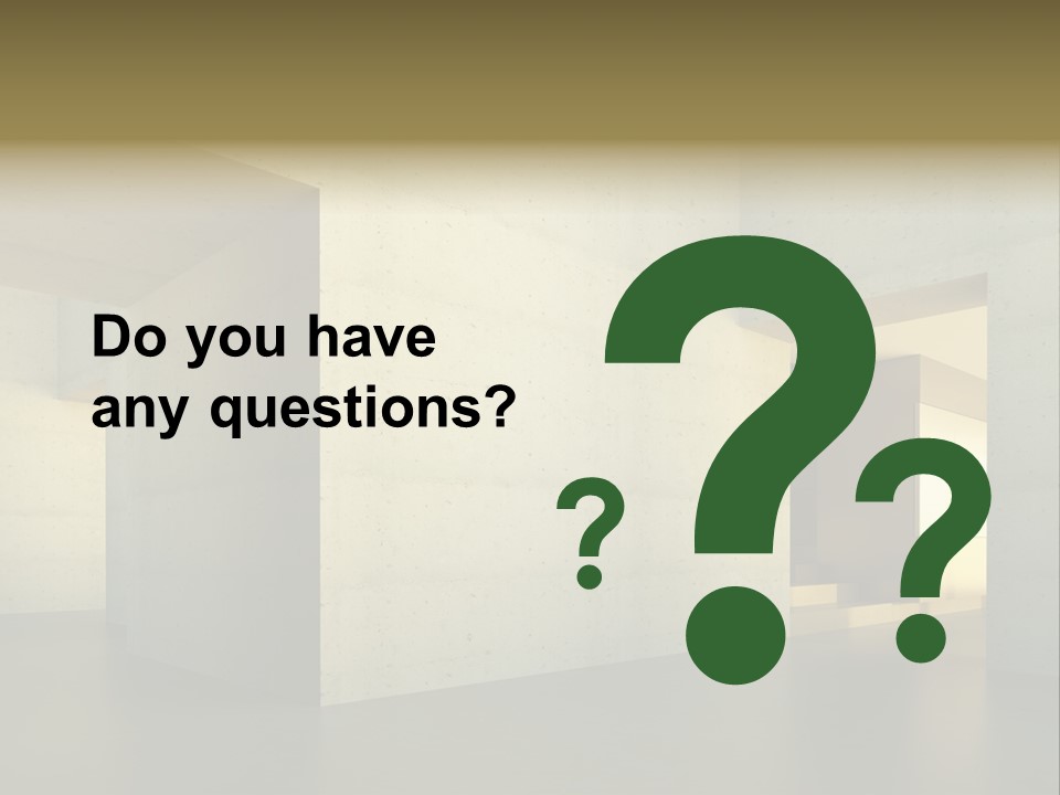 Minimalism Domestic Kitchen PowerPoint Template