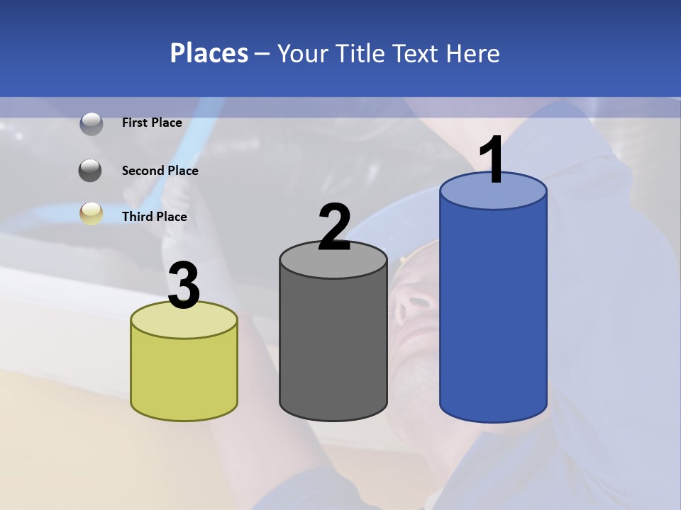 A Man Working On An Air Conditioner PowerPoint Template
