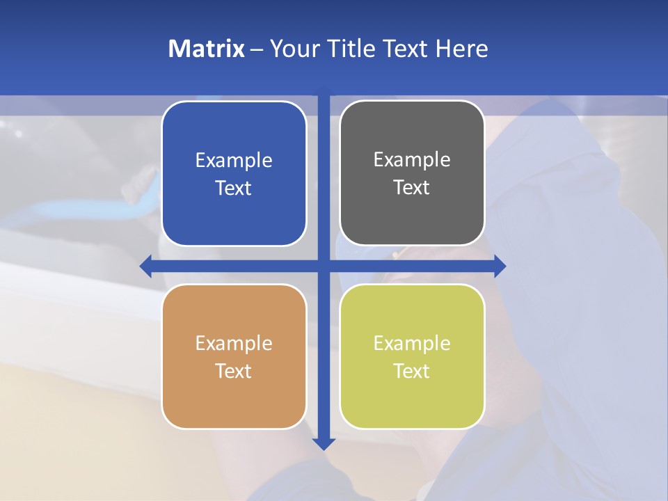 A Man Working On An Air Conditioner PowerPoint Template