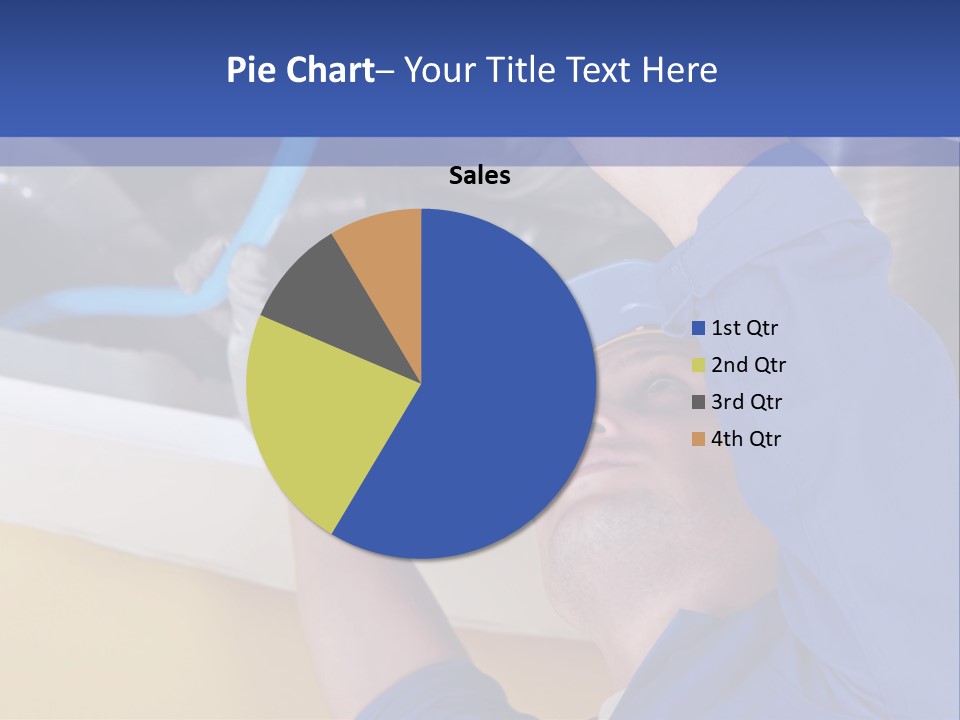 A Man Working On An Air Conditioner PowerPoint Template
