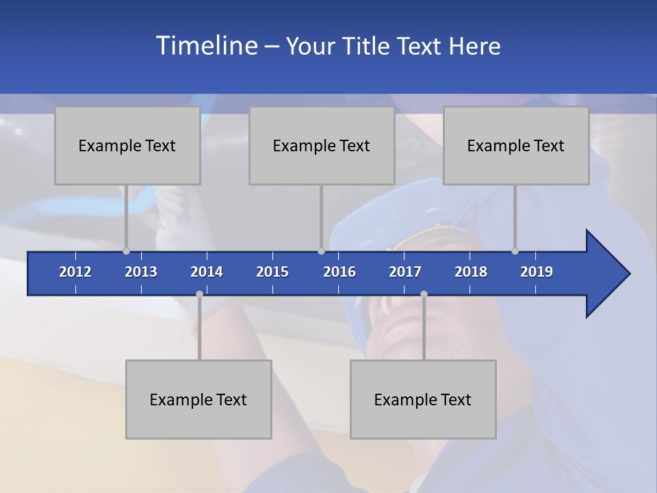 A Man Working On An Air Conditioner PowerPoint Template