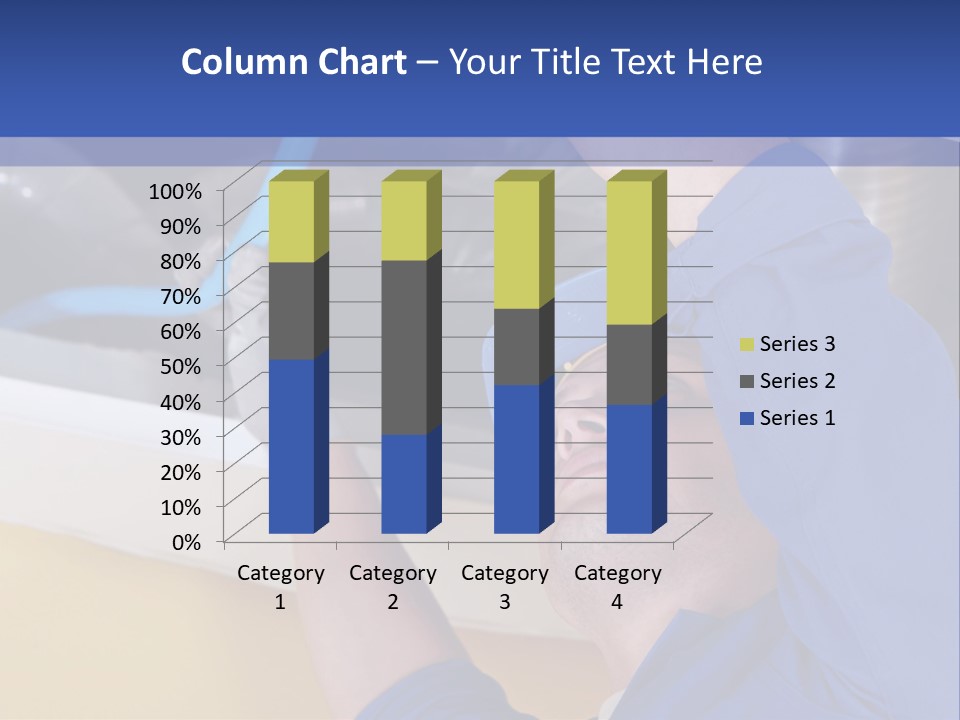A Man Working On An Air Conditioner PowerPoint Template