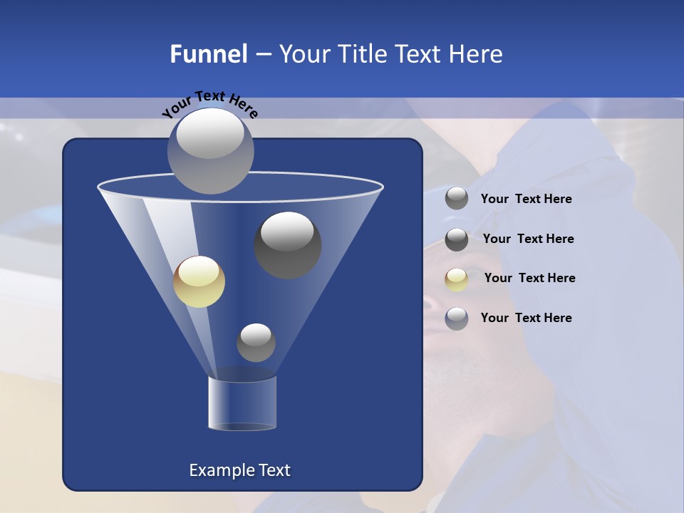 A Man Working On An Air Conditioner PowerPoint Template