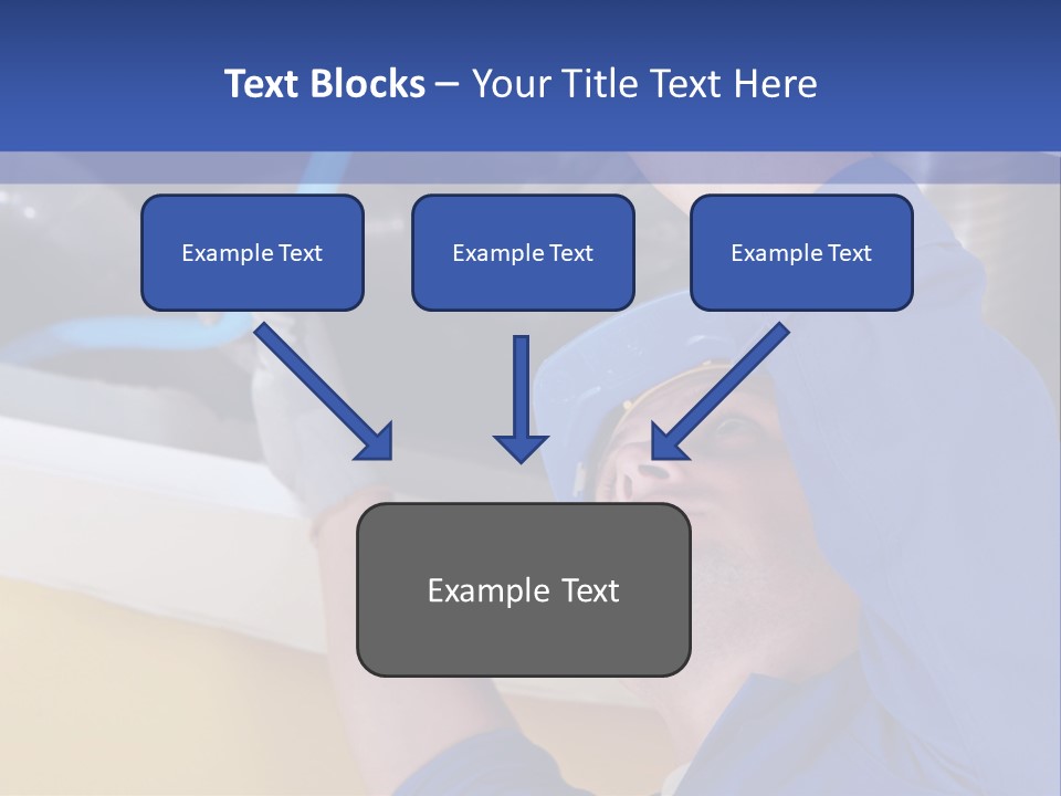 A Man Working On An Air Conditioner PowerPoint Template