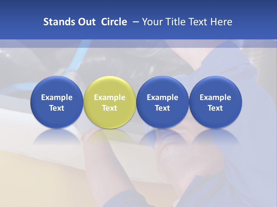 A Man Working On An Air Conditioner PowerPoint Template