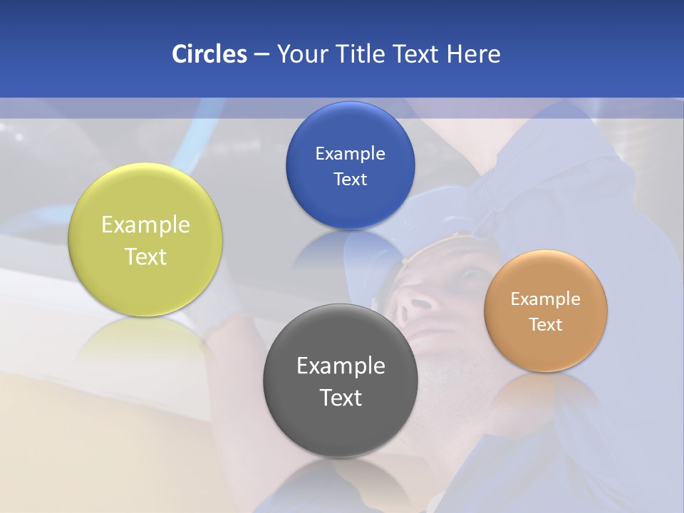 A Man Working On An Air Conditioner PowerPoint Template