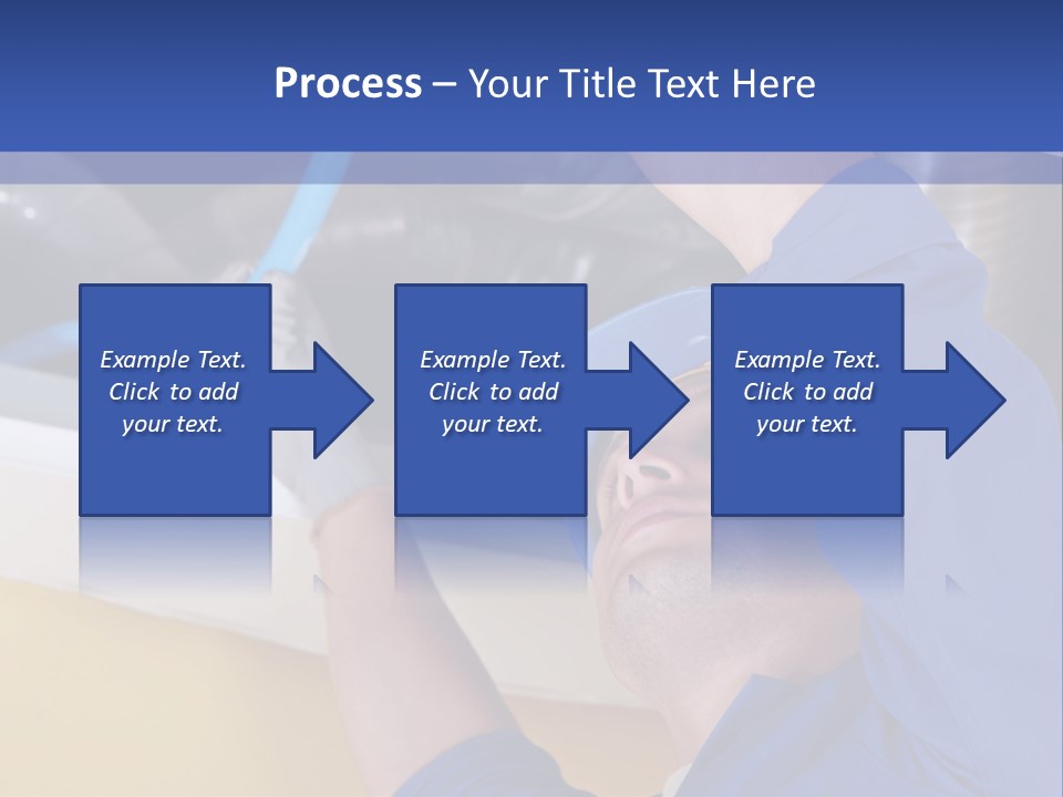 A Man Working On An Air Conditioner PowerPoint Template