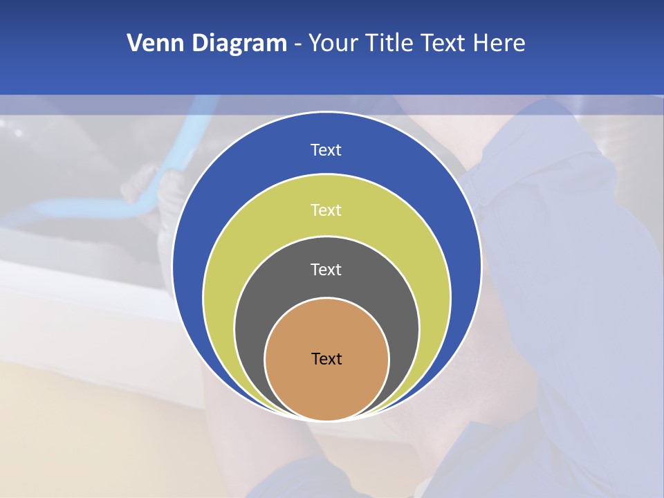 A Man Working On An Air Conditioner PowerPoint Template