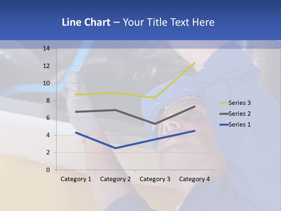 A Man Working On An Air Conditioner PowerPoint Template
