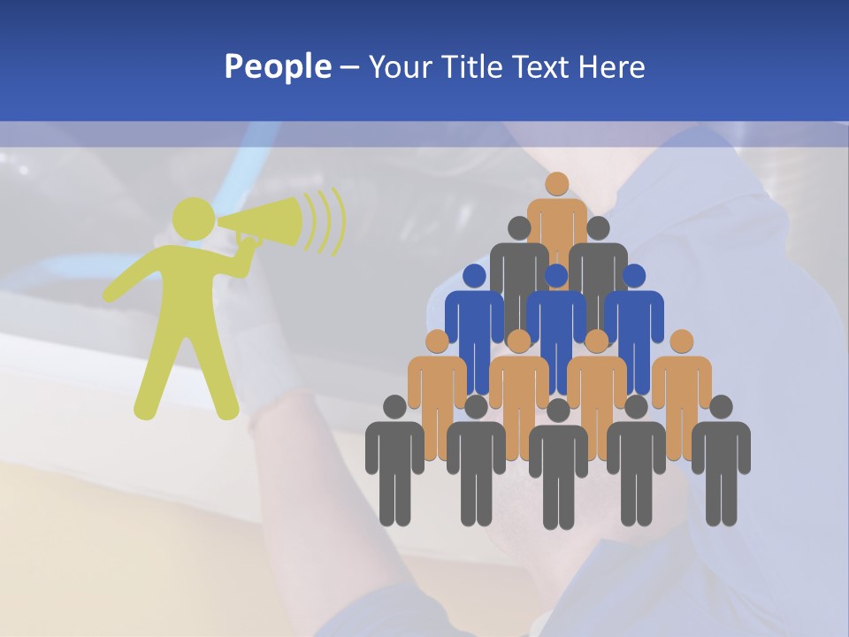 A Man Working On An Air Conditioner PowerPoint Template