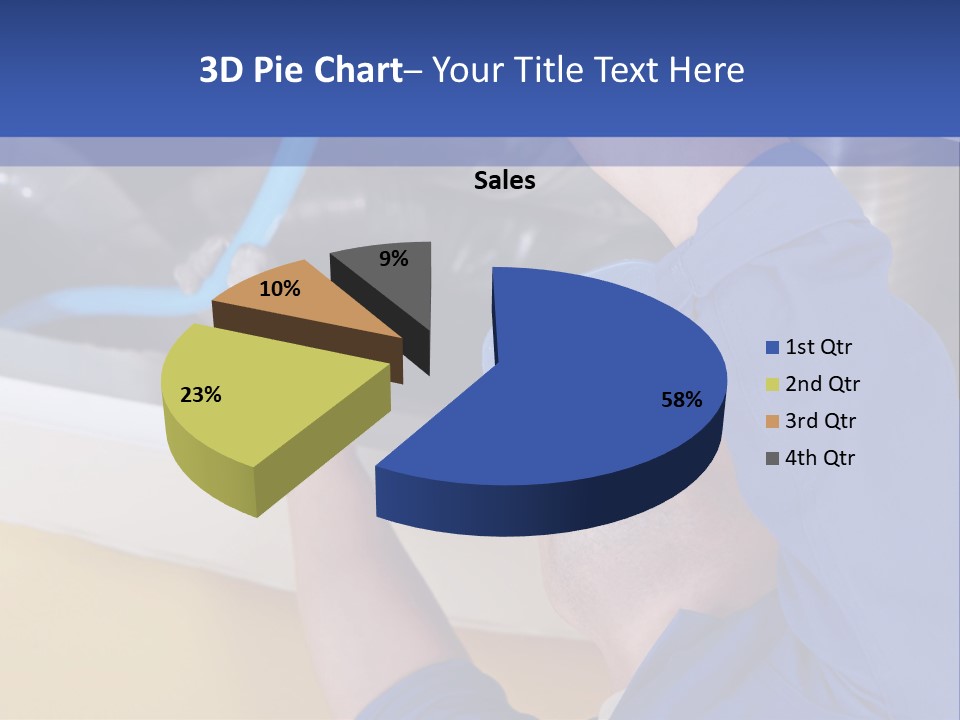 A Man Working On An Air Conditioner PowerPoint Template