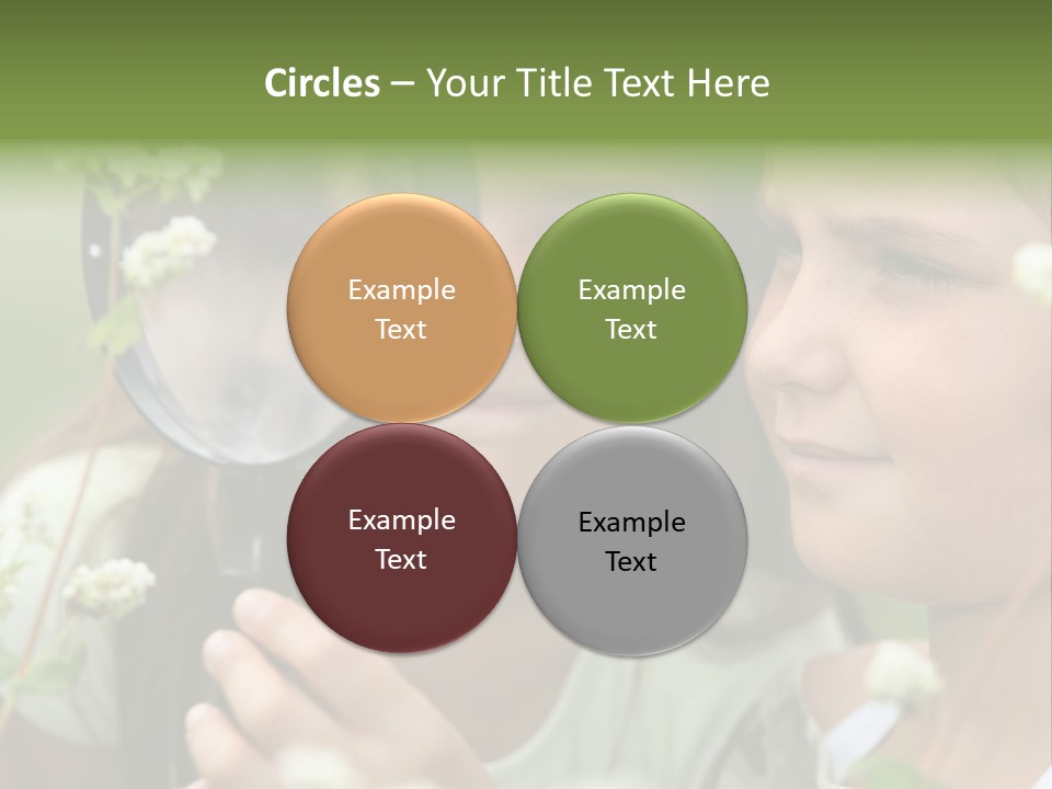 Scotland Female Engraving PowerPoint Template