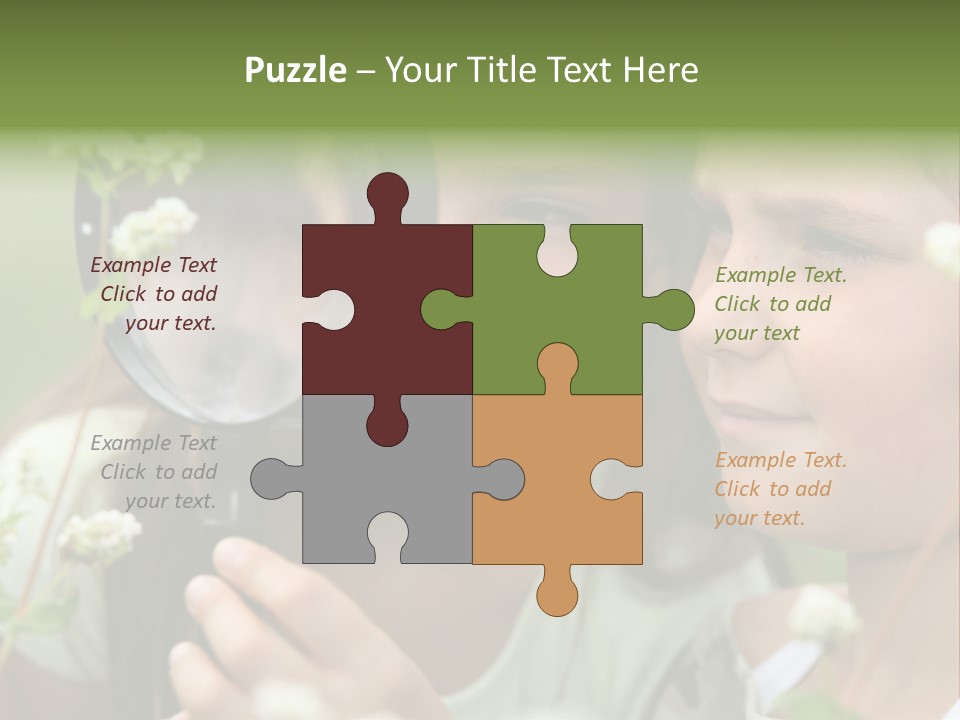 Scotland Female Engraving PowerPoint Template