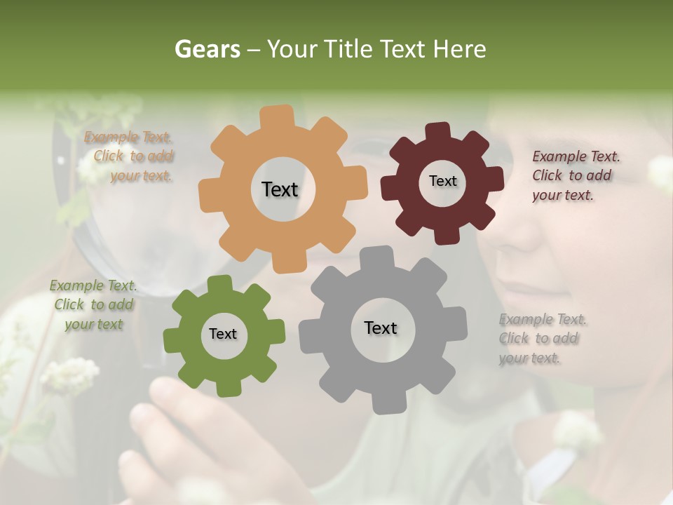 Scotland Female Engraving PowerPoint Template