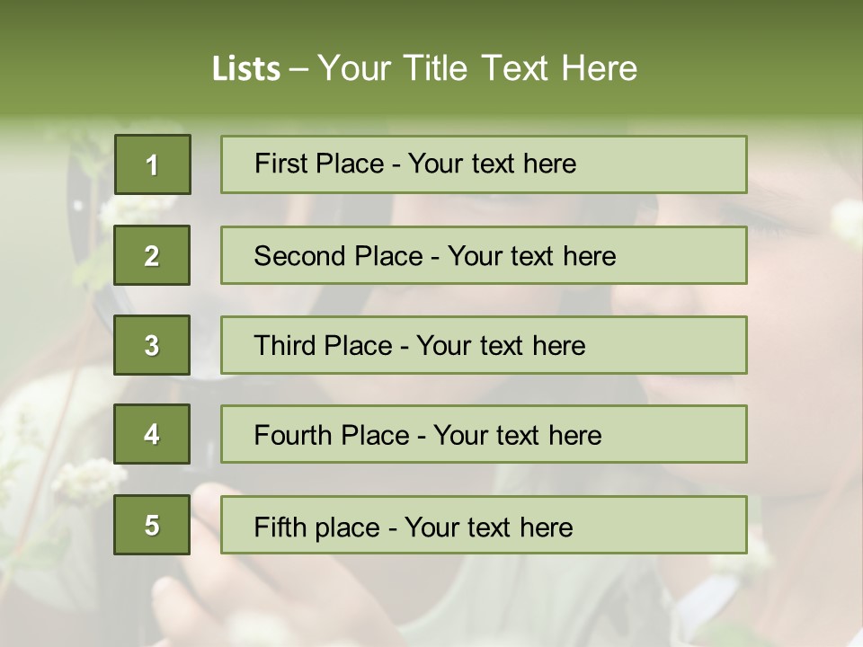 Scotland Female Engraving PowerPoint Template