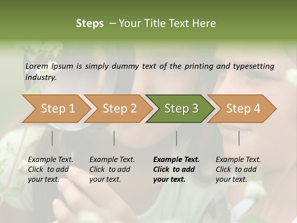 Scotland Female Engraving PowerPoint Template