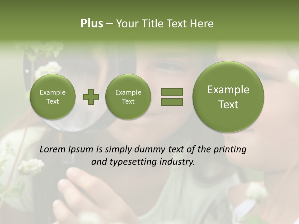 Scotland Female Engraving PowerPoint Template