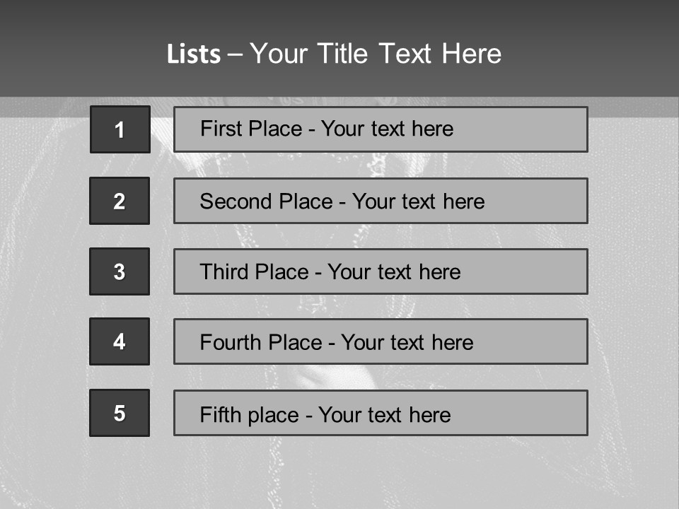 Scotland Female Engraving PowerPoint Template