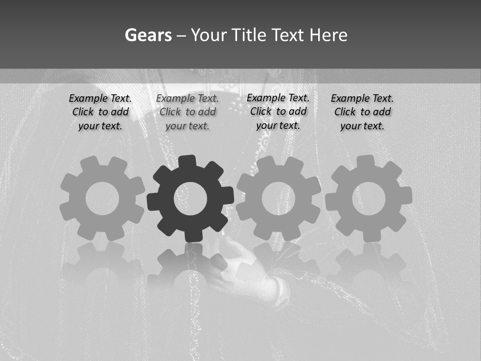 Scotland Female Engraving PowerPoint Template