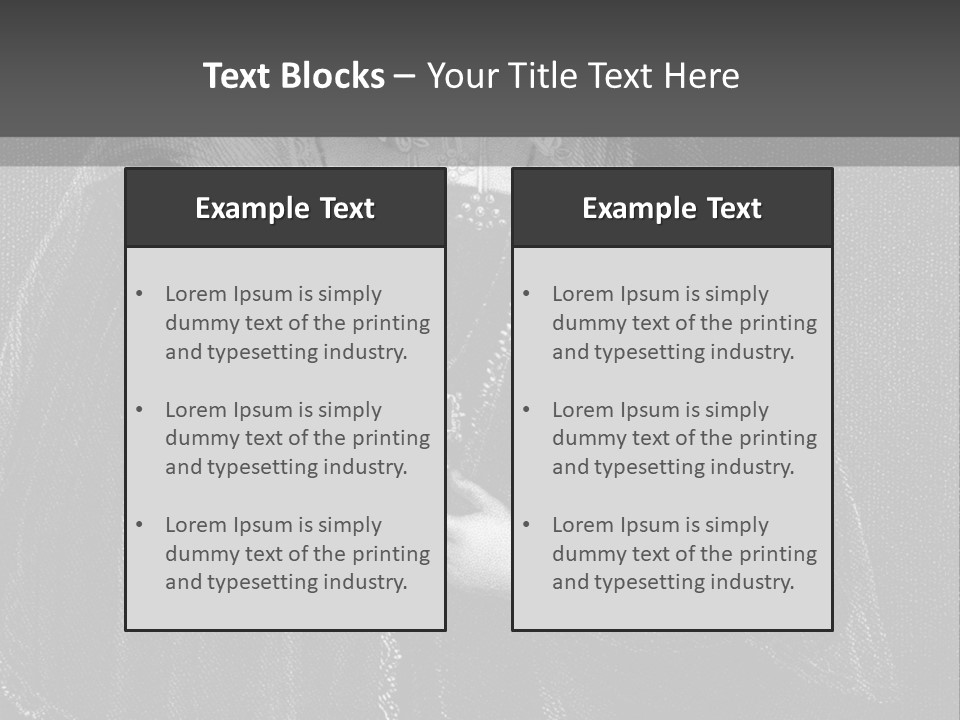 Scotland Female Engraving PowerPoint Template